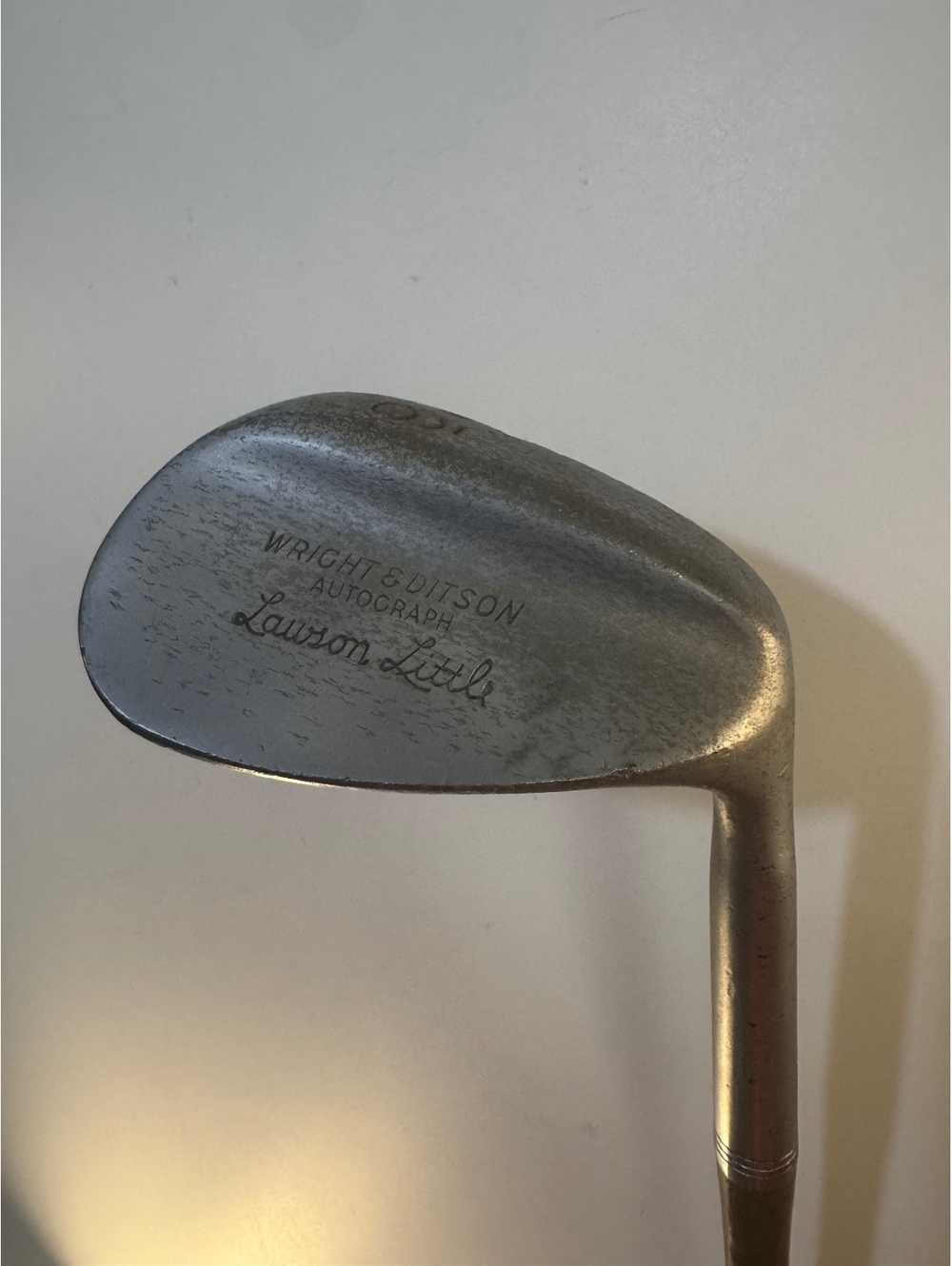 Vintage Wright & Ditson Lawson Little Autograph 10 Iron Wedge Golf Club Pyratone